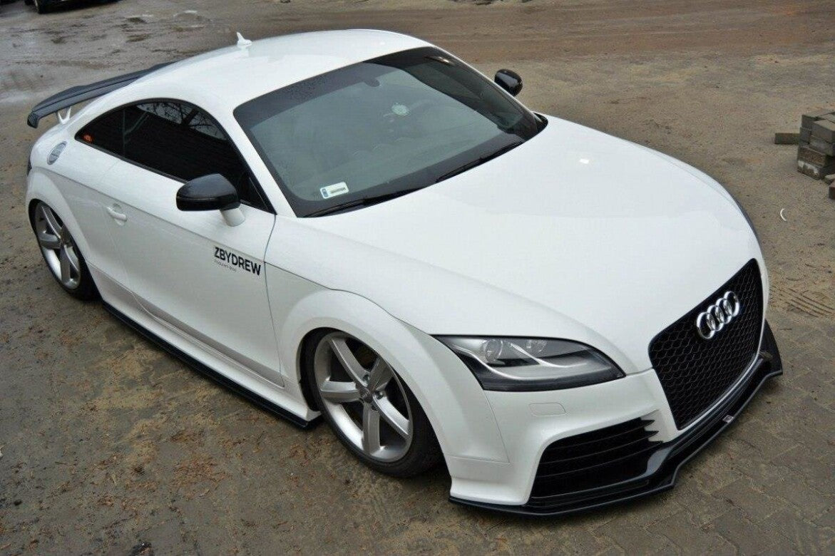 Frontlippe V.2 passend für Audi TT RS 8J schwarz Hochglanz
