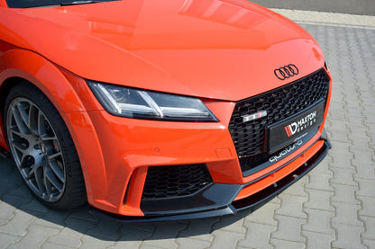 Frontlippe V.2 passend für Audi TT RS 8S schwarz Hochglanz