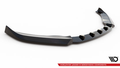 Frontlippe V.2 passend für Audi TT S / S-Line 8S schwarz Hochglanz