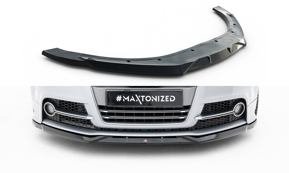 Frontlippe V.2 passend für Audi TT S / TT S-Line 8J FL schwarz Hochglanz