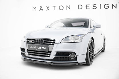 Frontlippe V.2 passend für Audi TT S / TT S-Line 8J FL schwarz Hochglanz
