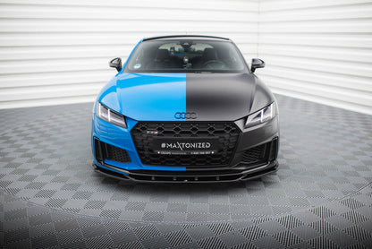 Frontlippe V.2 passend für Audi TT S / TT S-Line 8S FL schwarz Hochglanz