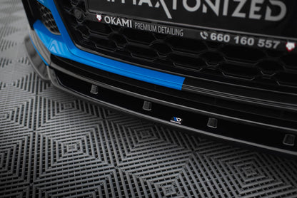 Frontlippe V.2 passend für Audi TT S / TT S-Line 8S FL schwarz Hochglanz