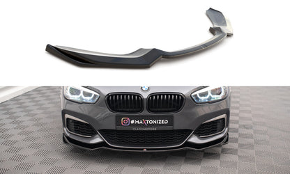 Frontlippe V.2 passend für BMW 1er F20/F21 M-Power schwarz Hochglanz