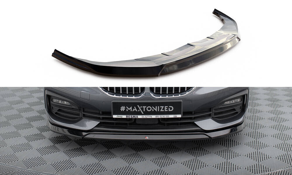 Frontlippe V.2 passend für BMW 1er F40 schwarz Hochglanz