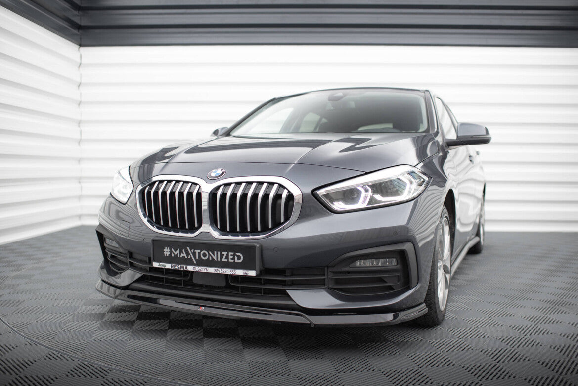 Frontlippe V.2 passend für BMW 1er F40 schwarz Hochglanz