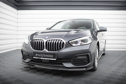 Frontlippe V.2 passend für BMW 1er F40 schwarz Hochglanz