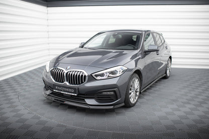 Frontlippe V.2 passend für BMW 1er F40 schwarz Hochglanz