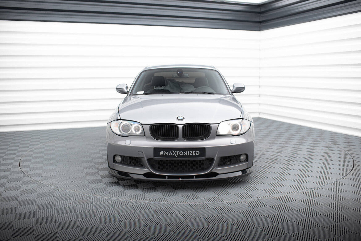 Frontlippe V.2 passend für BMW 1er M-Paket E82 schwarz Hochglanz
