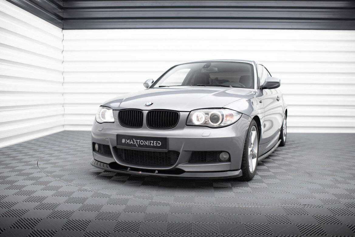 Frontlippe V.2 passend für BMW 1er M-Paket E82 schwarz Hochglanz