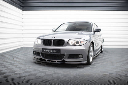 Frontlippe V.2 passend für BMW 1er M-Paket E82 schwarz Hochglanz