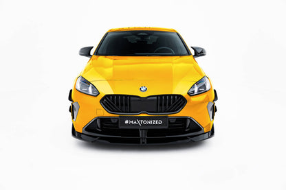 Frontlippe V.2 passend für BMW 1er M-Paket F70 schwarz Hochglanz