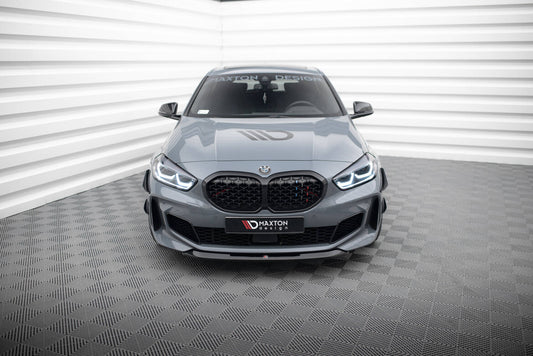 Frontlippe V.2 passend für BMW 1er M-Paket/ M135i / 128ti F40 schwarz Hochglanz