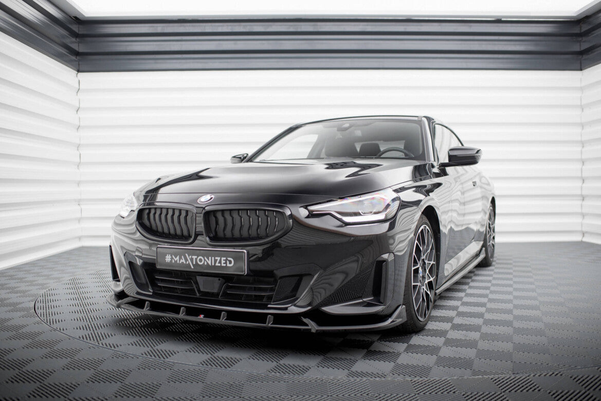 Frontlippe V.2 passend für BMW 2 Coupe G42 schwarz Hochglanz