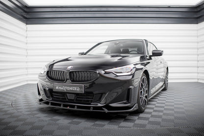 Frontlippe V.2 passend für BMW 2 Coupe G42 schwarz Hochglanz