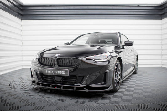 Frontlippe V.2 passend für BMW 2 Coupe G42 schwarz Hochglanz