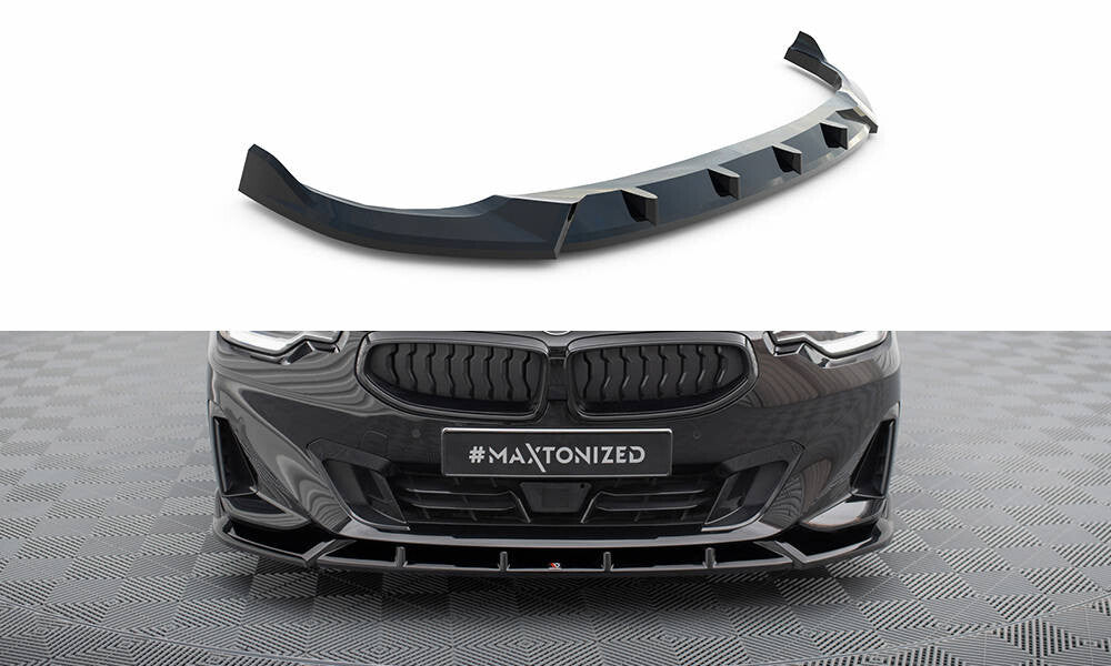 Frontlippe V.2 passend für BMW 2 Coupe G42 schwarz Hochglanz