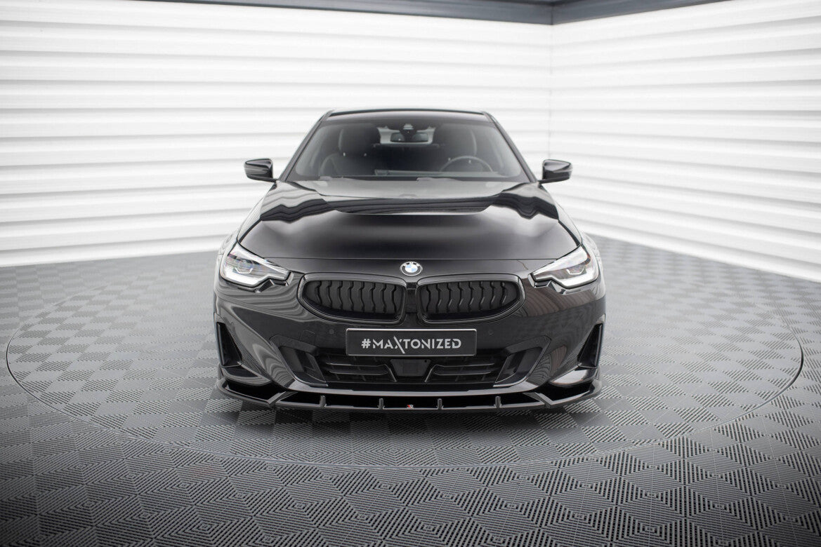 Frontlippe V.2 passend für BMW 2 Coupe G42 schwarz Hochglanz