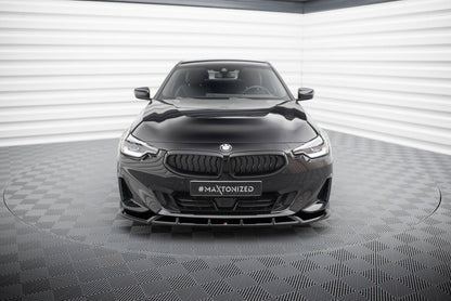 Frontlippe V.2 passend für BMW 2 Coupe G42 schwarz Hochglanz