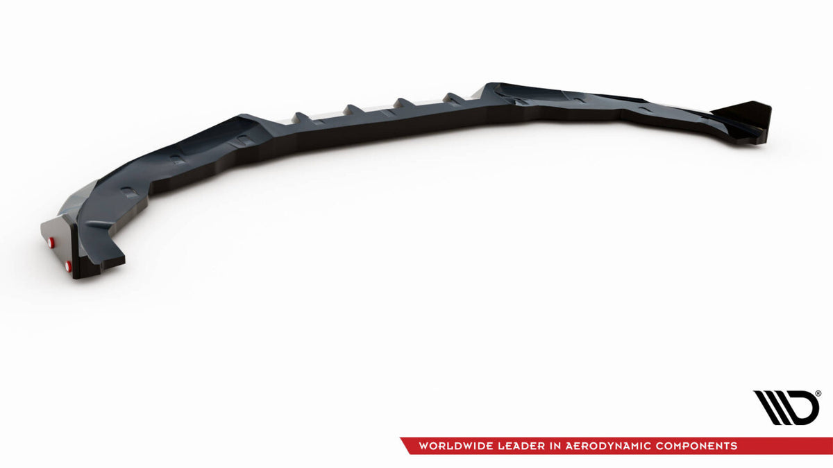 Frontlippe V.2 passend für BMW 2 Coupe M-Paket / M240i G42 schwarz Hochglanz + Flaps matt