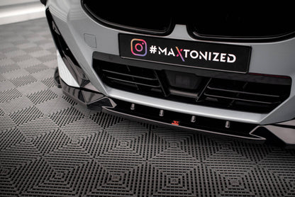Frontlippe V.2 passend für BMW 2 Coupe M-Paket / M240i G42 schwarz Hochglanz