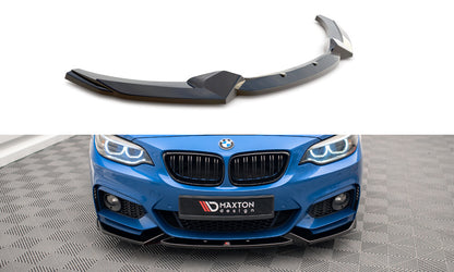 Frontlippe V.2 passend für BMW 2 M-Paket F22 schwarz Hochglanz