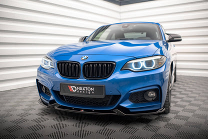 Frontlippe V.2 passend für BMW 2 M-Paket F22 schwarz Hochglanz
