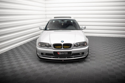 Frontlippe V.2 passend für BMW 3er Coupe E46 schwarz Hochglanz