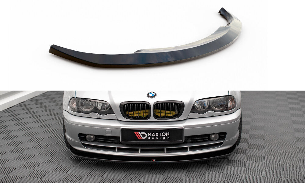 Frontlippe V.2 passend für BMW 3er Coupe E46 schwarz Hochglanz