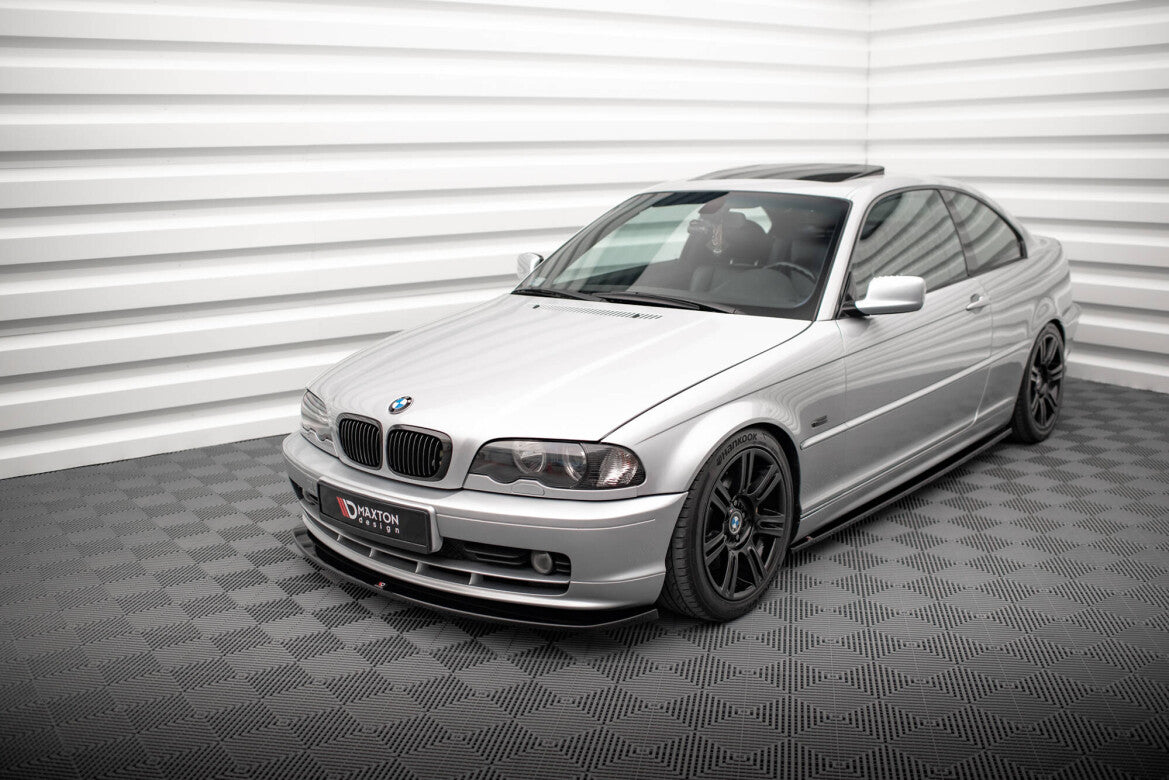Frontlippe V.2 passend für BMW 3er Coupe E46 schwarz Hochglanz