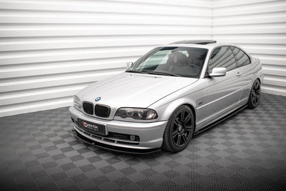 Frontlippe V.2 passend für BMW 3er Coupe E46 schwarz Hochglanz