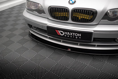 Frontlippe V.2 passend für BMW 3er Coupe E46 schwarz Hochglanz