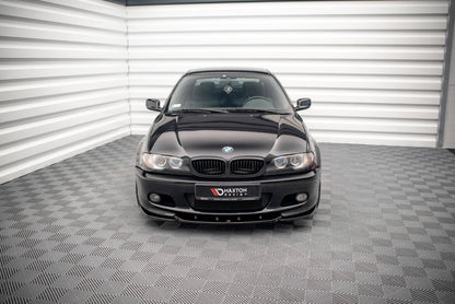 Frontlippe V.2 passend für BMW 3er Coupe M-Paket E46 schwarz Hochglanz