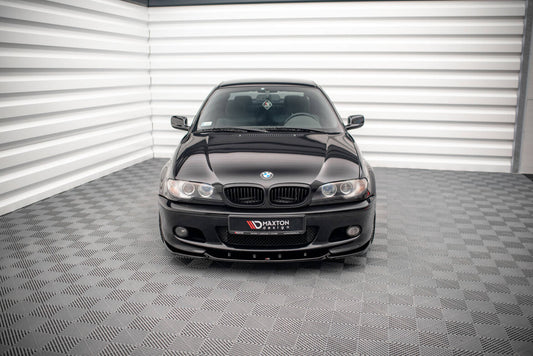 Frontlippe V.2 passend für BMW 3er Coupe M-Paket E46 schwarz Hochglanz