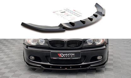 Frontlippe V.2 passend für BMW 3er Coupe M-Paket E46 schwarz Hochglanz