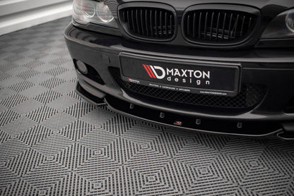 Frontlippe V.2 passend für BMW 3er Coupe M-Paket E46 schwarz Hochglanz