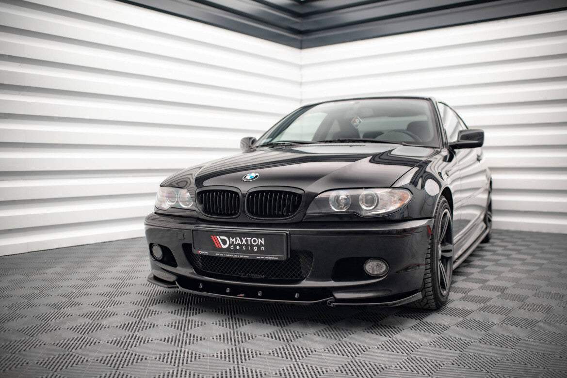 Frontlippe V.2 passend für BMW 3er Coupe M-Paket E46 schwarz Hochglanz