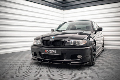 Frontlippe V.2 passend für BMW 3er Coupe M-Paket E46 schwarz Hochglanz