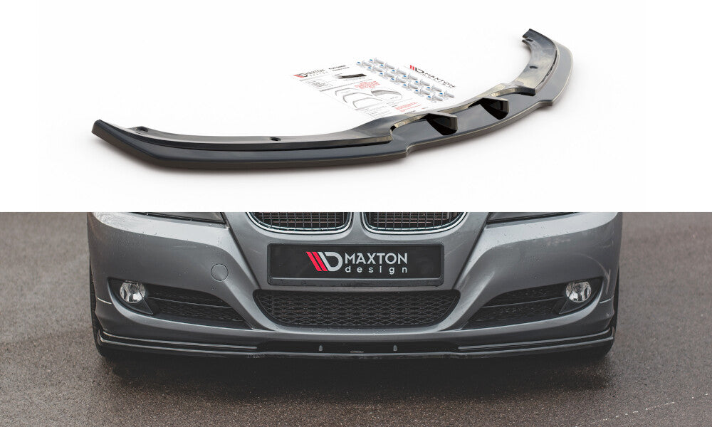 Frontlippe V.2 passend für BMW 3er E90/E91 FL schwarz Hochglanz