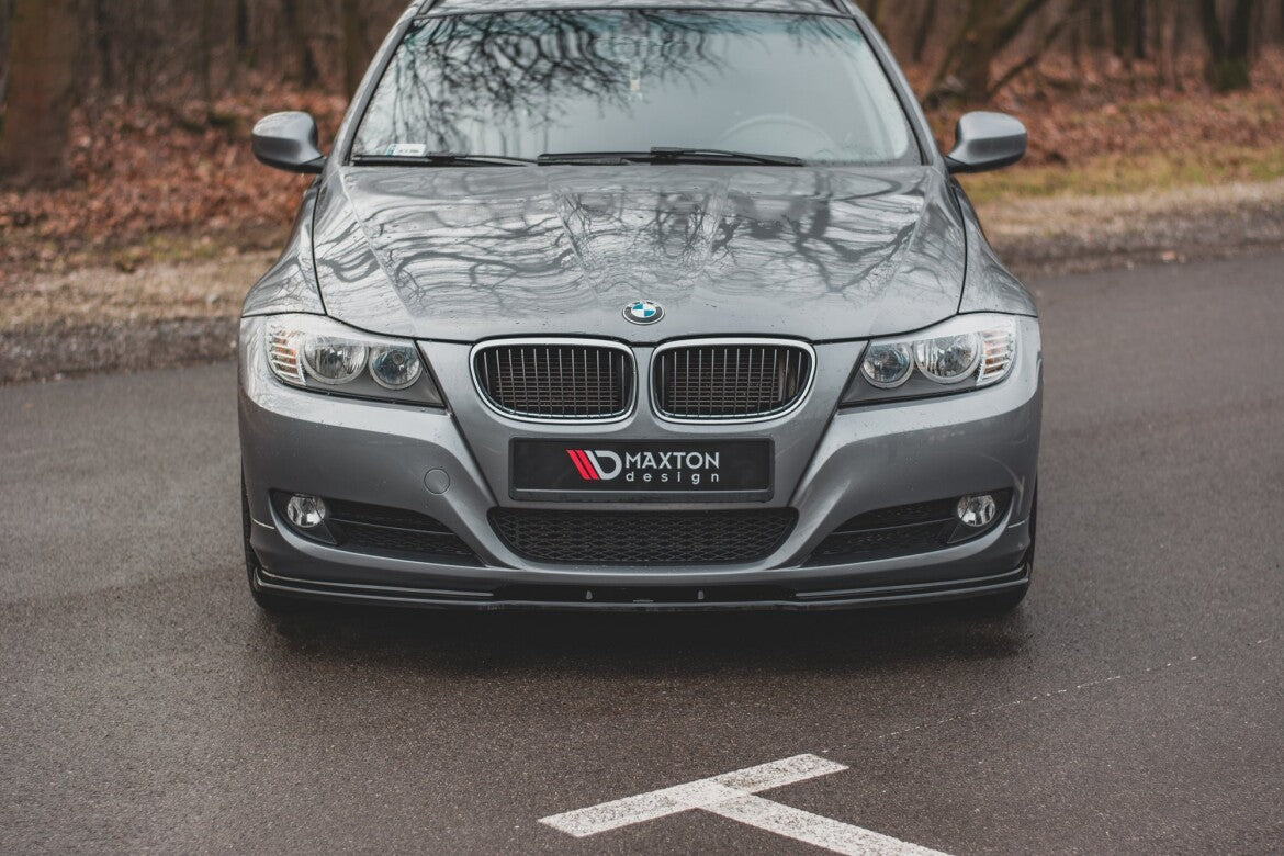 Frontlippe V.2 passend für BMW 3er E90/E91 FL schwarz Hochglanz