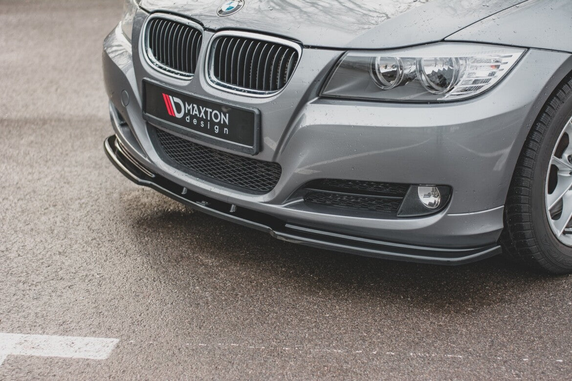 Frontlippe V.2 passend für BMW 3er E90/E91 FL schwarz Hochglanz