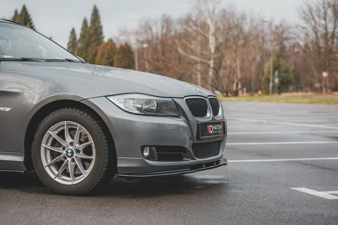 Frontlippe V.2 passend für BMW 3er E90/E91 FL schwarz Hochglanz