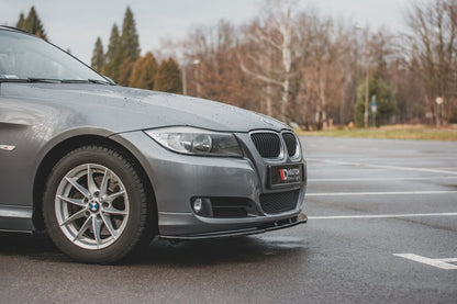 Frontlippe V.2 passend für BMW 3er E90/E91 FL schwarz Hochglanz