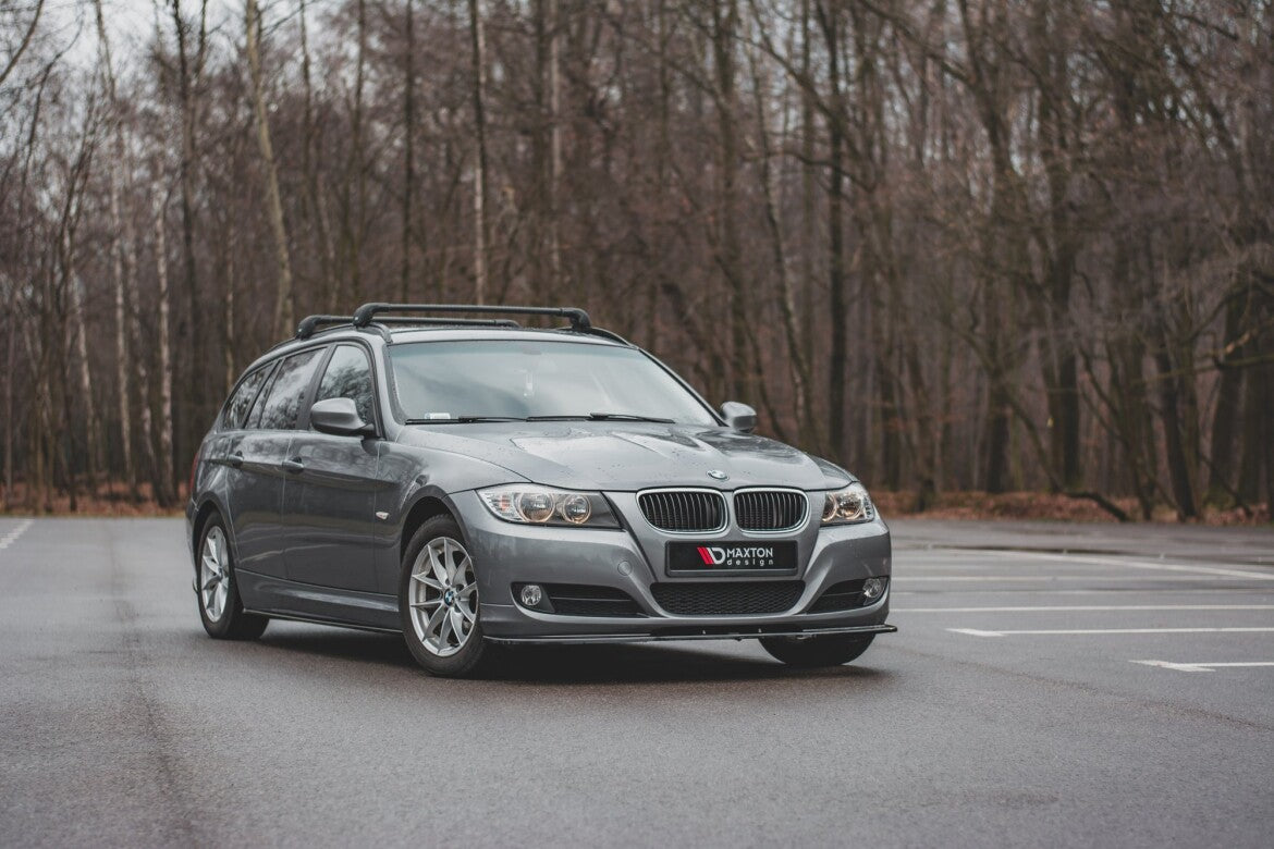 Frontlippe V.2 passend für BMW 3er E90/E91 FL schwarz Hochglanz
