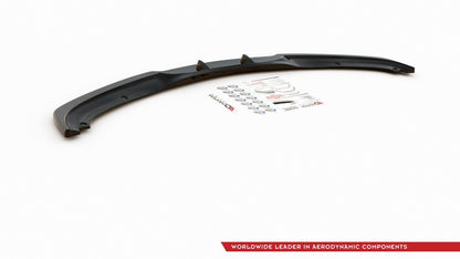 Frontlippe V.2 passend für BMW 3er E90/E91 FL schwarz Hochglanz