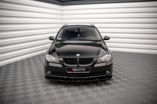 Frontlippe V.2 passend für BMW 3er E90 schwarz Hochglanz