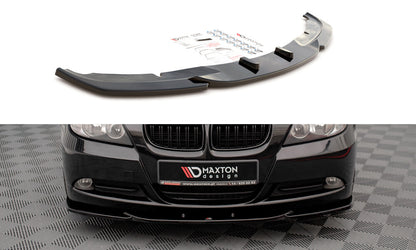 Frontlippe V.2 passend für BMW 3er E90 schwarz Hochglanz