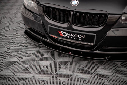 Frontlippe V.2 passend für BMW 3er E90 schwarz Hochglanz