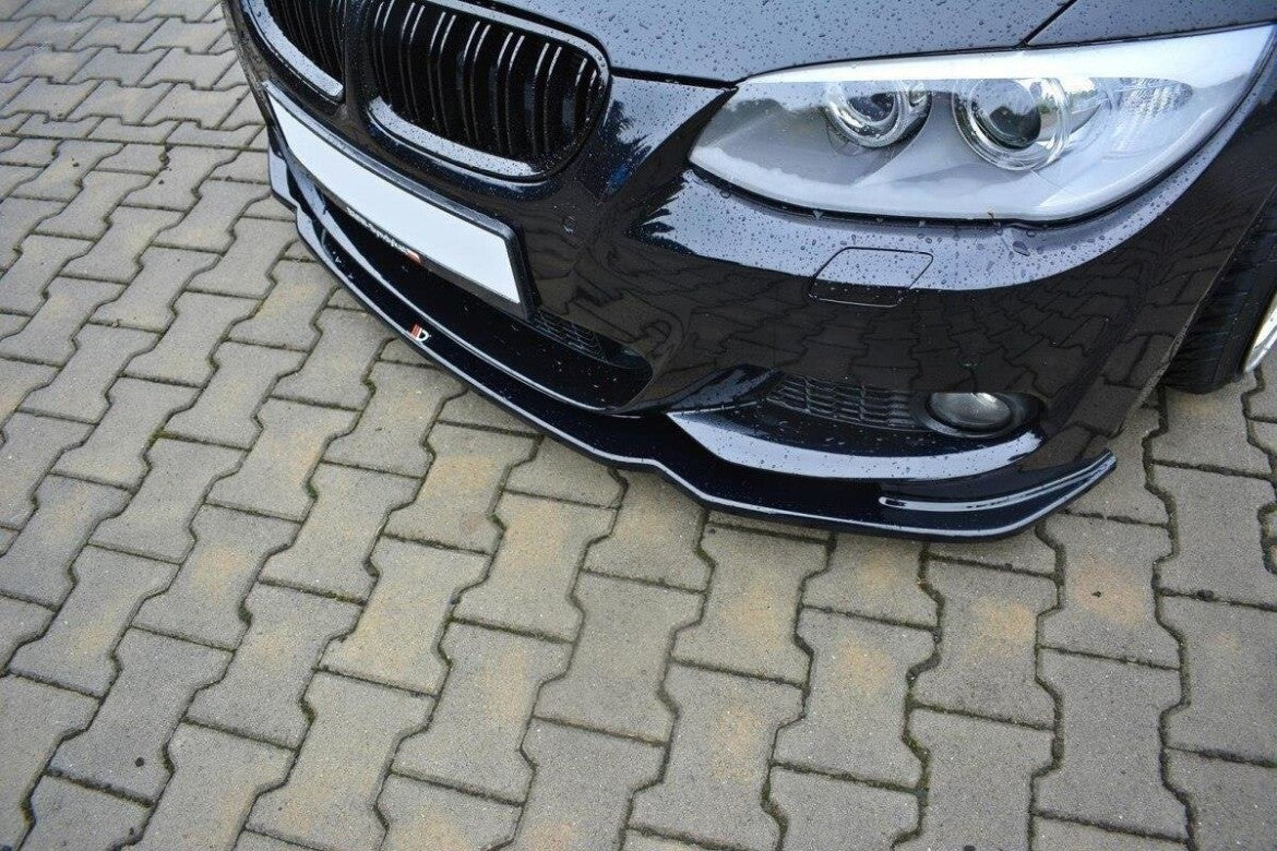Frontlippe V.2 passend für BMW 3er E92 M Paket FL schwarz Hochglanz