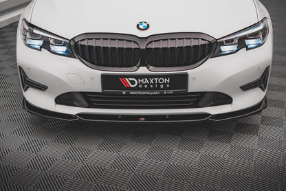 Frontlippe V.2 passend für BMW 3er G20 / G21 schwarz Hochglanz
